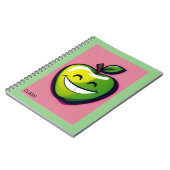 Lachende appel notitieboek (Linkerzijde)