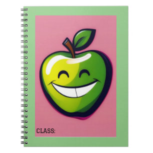 Lachende appel notitieboek
