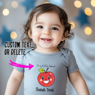 🍎Lachende Apple Delight met aangepaste tekst Romper