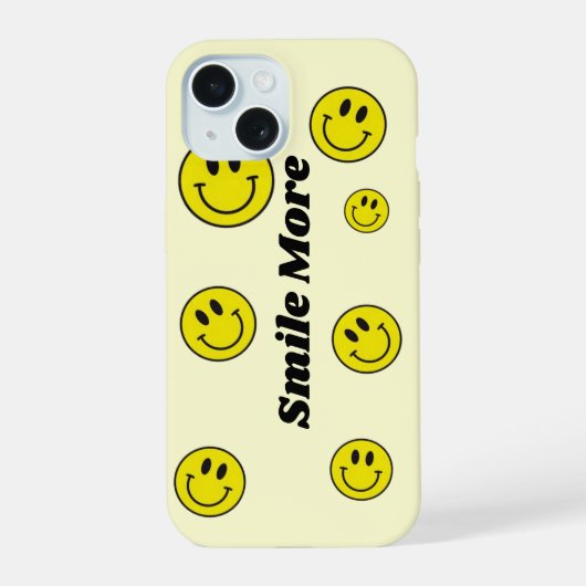 Lachende beer lach meer iPhone hoes 15 Case (Achterkant)