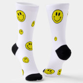 Lachende Beer smiley gezicht sokken (Gebogen)