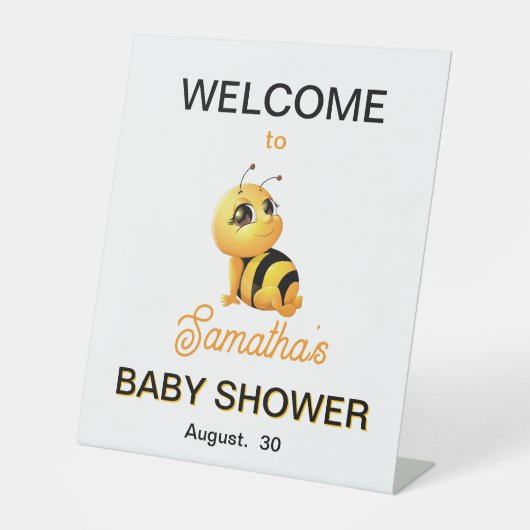 Lachende bij Pedestal Sign Reclamebord Met Voetstuk (Voorkant)