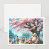 Lachende Boeddha Briefkaart (Voorkant / Achterkant)