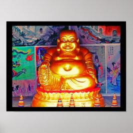 Lachende Boeddha Poster