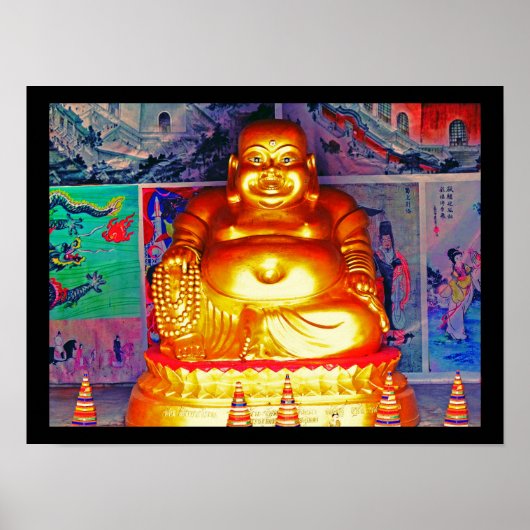 Lachende Boeddha Poster (Voorkant)