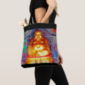 Lachende Boeddha Tote Bag (Dichtbij)