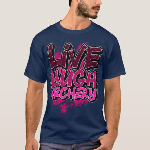 Lachende boogkunst t-shirt