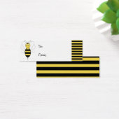 Lachende Bumble Bee Gift Label Mini Visitekaartjes (Bureau)
