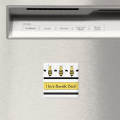 Lachende Bumble Bee magneet (Insitu (Vaatwasser))