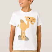 Lachende Cartoon Camel Kinderen T-shirt (Voorkant)