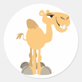 Lachende Cartoon Camel Sticker