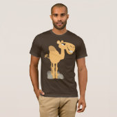 Lachende Cartoon Camel T-shirt (Voorkant volledig)