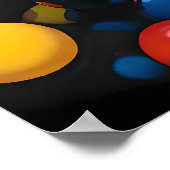 LACHENDE CLOWN IN BALPUT POSTER (Hoek)