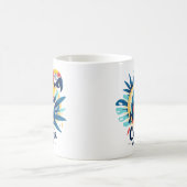 Lachende Costa Rica Parrot Coffee Mok (Center)