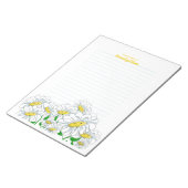 Lachende Daisy Dreams Lined Notitieblok (Schuin)