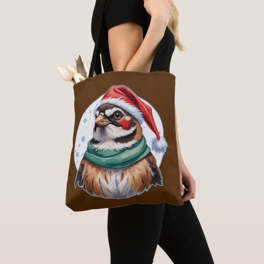 Lachende dieren kerst favorieten - Mus 1 Tote Bag (Dichtbij)