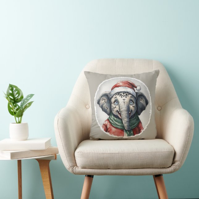 Lachende dieren kerstfavorieten - Olifant 2 Kussen (Stoel)
