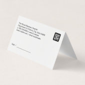 Lachende dokter | Verloskundige Gynaecoloog Logo Visitekaartje (Achterkant)