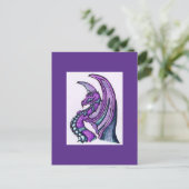 "Lachende draak" Briefkaart (Staand voorkant)