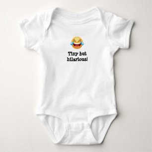 Lachende emoji Klein maar hilarisch! Romper