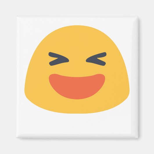 Lachende Emoji Magneet (Voorkant)