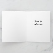 "LACHENDE EZEL GROET" VOOR 13e VERJAARDAG Kaart (Binnen)