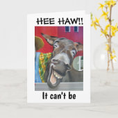 "LACHENDE EZEL GROET" VOOR "21ste VERJAARDAG" Kaart (Gele Bloem)