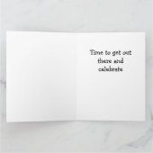 "LACHENDE EZEL GROET" VOOR "21ste" VERJAARDAG Kaart (Binnen)