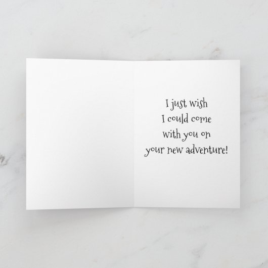 LACHENDE EZEL IS BLIJ VOOR JE = GEFELICITEERD KAART (Binnen)