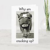 LACHENDE EZEL IS ZO BLIJ DAT HET "JE VERJAARDAG" I KAART (Voorkant)