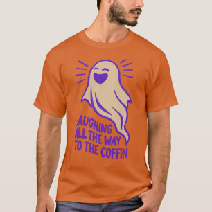 lachende geest   Grappig Halloween T-shirt