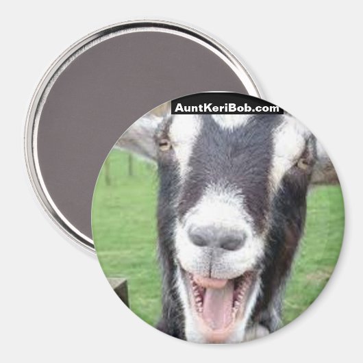 Lachende geit magneet (Voorkant / Achterkant)