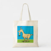 Lachende Geiten Cartoon Boerderij Dier Tote Bag (Achterkant)