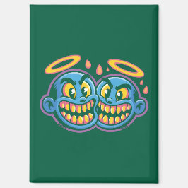 Lachende gezichten. magneet