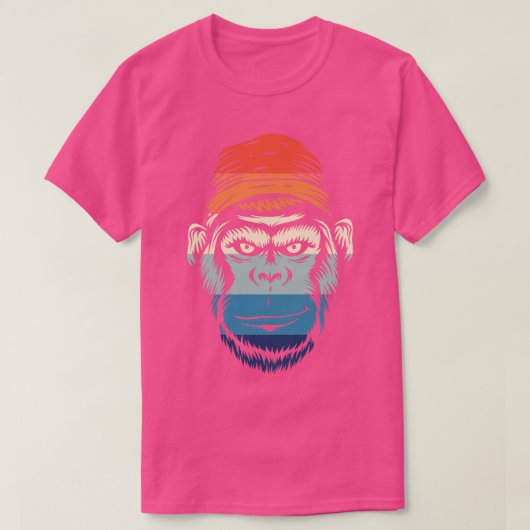 lachende gorilla t-shirt (Design voorkant)