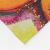 Lachende harten verbinden rugleuning rugleuning fleece deken (Hoek)