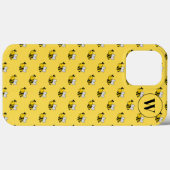 Lachende hommel monogram Case-Mate iPhone case (Achterkant (horizontaal))