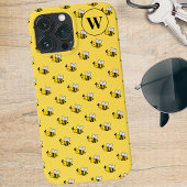 Lachende hommel monogram Case-Mate iPhone case