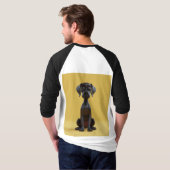 lachende hondje t-shirt (Achterkant volledig)
