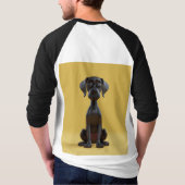lachende hondje t-shirt (Achterkant)