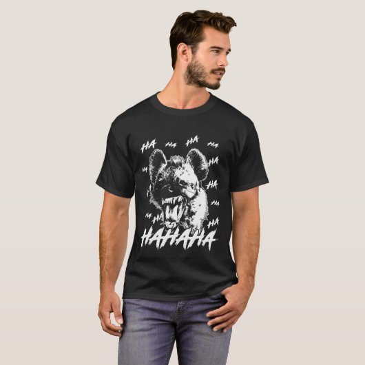 Lachende Hyäne T-shirt (Voorkant volledig)