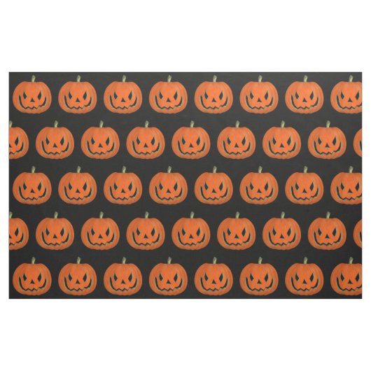 Lachende Jack Pumpkin Stof (Fat Quarter)