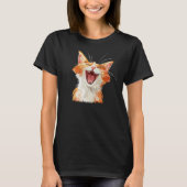 Lachende kat T-shirt (Voorkant)