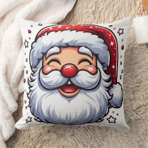 Lachende Kerstman  Kussen