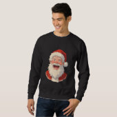 Lachende kerstman trui (Voorkant volledig)