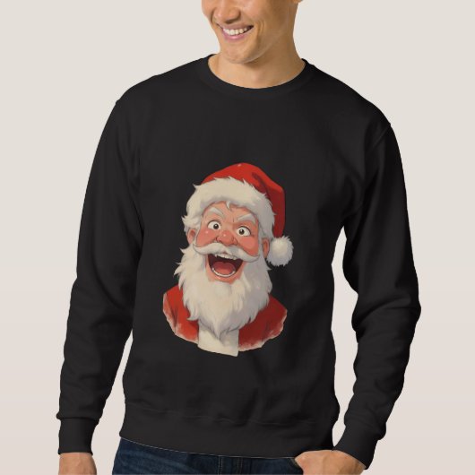 Lachende kerstman trui (Voorkant)