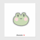 Lachende kleine kikker sticker (Vel)