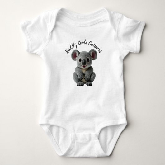 Lachende Koala Baby Romper (Voorkant)