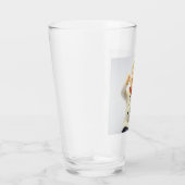 Lachende kok met glasblazers glas (Rechts)