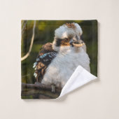 Lachende kookaburra bad handdoek (Wasdoekje)